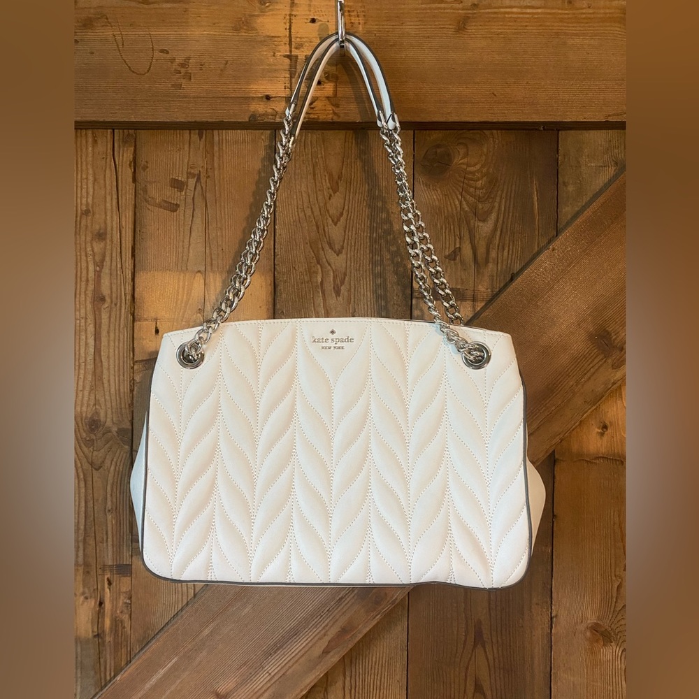 Brand new Kate Spade purse! White leather!!